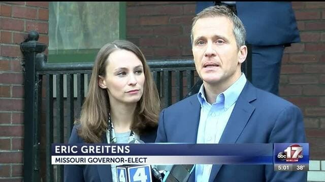 Governor-Elect Greiten’s Wife Robbed In St. Louis, MO